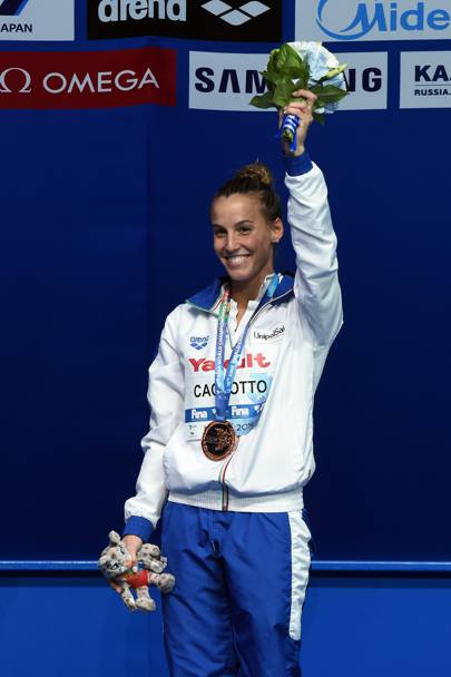 La medaglia di bronzo per Tania (Getty Images)